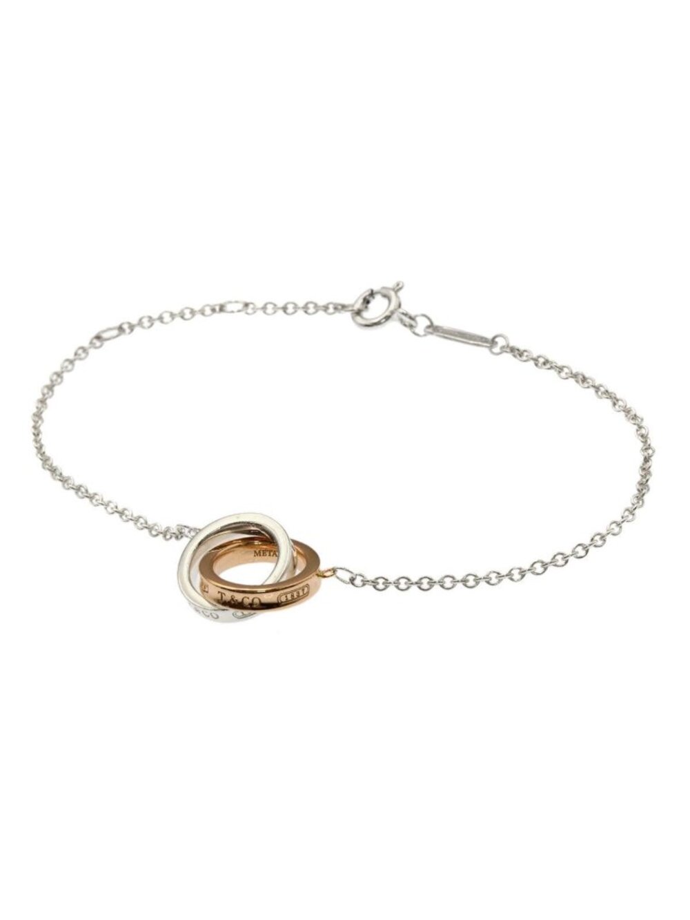 Tiffany & Co Interlocking Bracelet Gold Rubedo